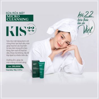 Sữa Rửa Mặt Kis22 - Kis22 Micro Cleansing