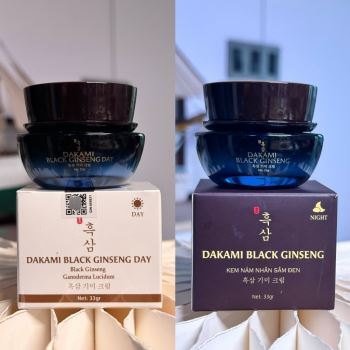 KEM SÂM ĐEN DAKAMI (ngày và đêm) -cho làn da sáng mịn